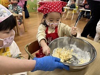 食育(クッキー作り)1